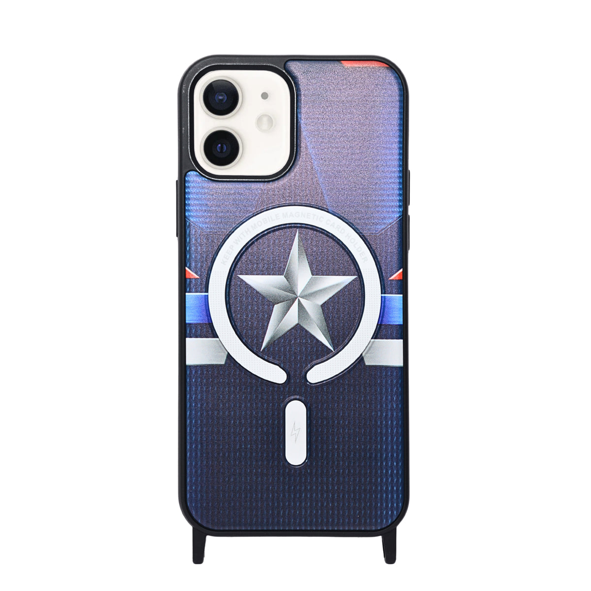 Captain Shield Design MagSafe Compatible Hard Phone Case for iPhone 12/ 12Pro