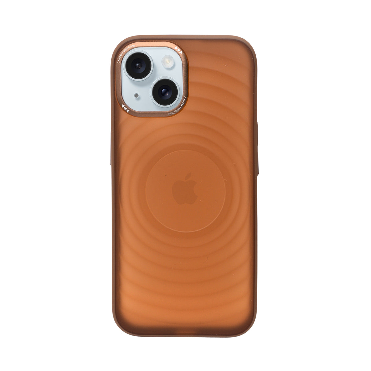 Stylish Durability Acrylic Corrugated Lines Skin Feel Case For iPhone 15