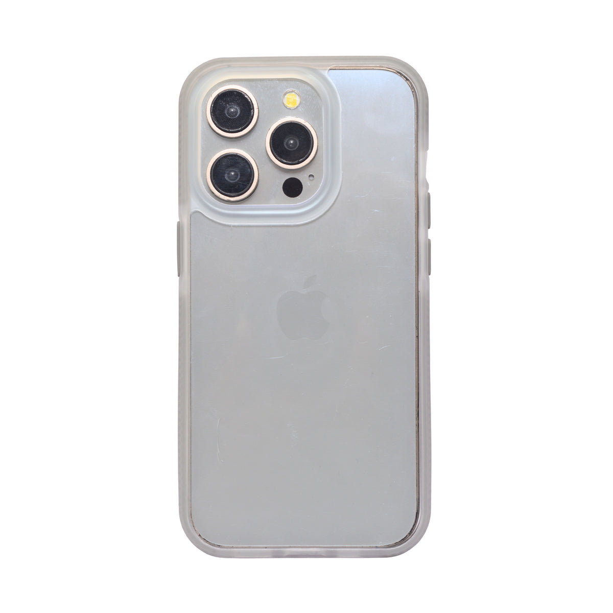 Transparent Hard Back Case with Colored Side Grip Phone Case For iPhone 14 Pro