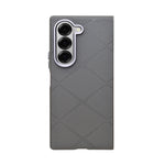 Modern Geometric Leather Finish Slim Case for Samsung Galaxy Z Fold 6