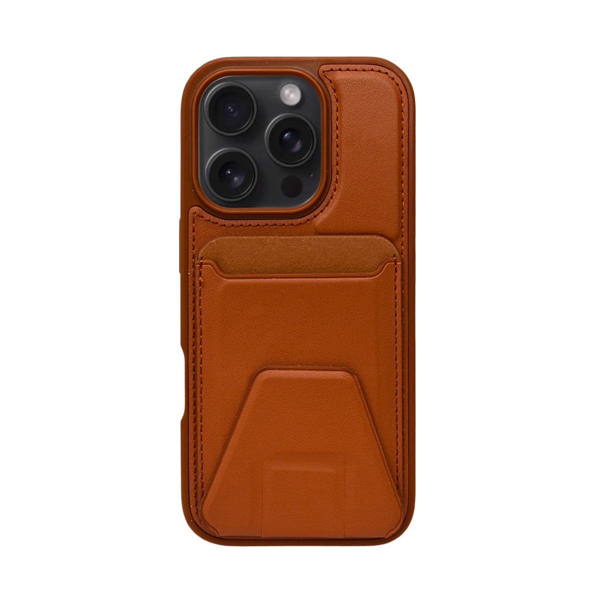Card Wallet Case Durable Built-in Stand Cover For iPhone 16 Pro