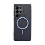 Premium Leather Magsafe Compatible Phone Case for Samsung S25 Ultra