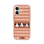 Cute Puppy Pattern Soft Protective Phone Case for iPhone 16 Plus