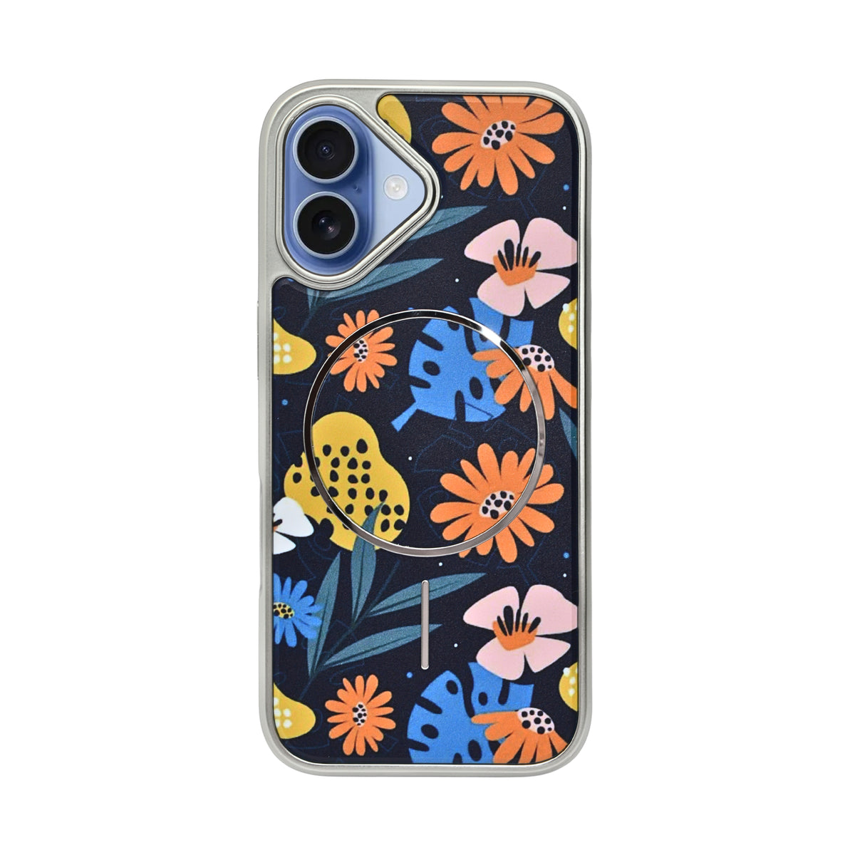 Floral Blossom Print MagSafe Compatible Phone Case for iPhone 17