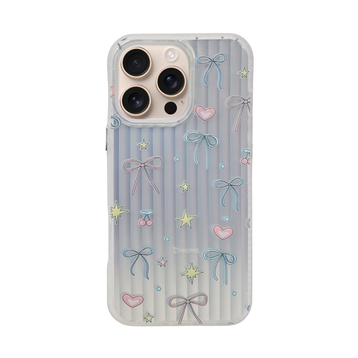 Aesthetic Bow & Floral Phone Case for iPhone 16 Pro