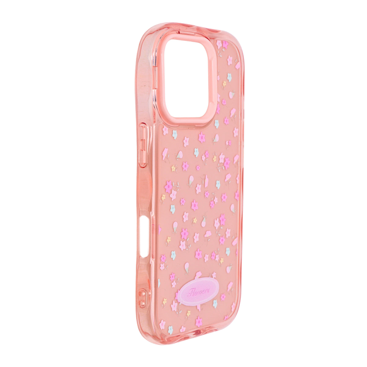 Cute Transparent Wavy Edge Phone Case for iPhone 16 Pro