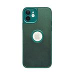 Matte Finish with Logo Cutout Phone Case for iPhone 12 / 12 Pro