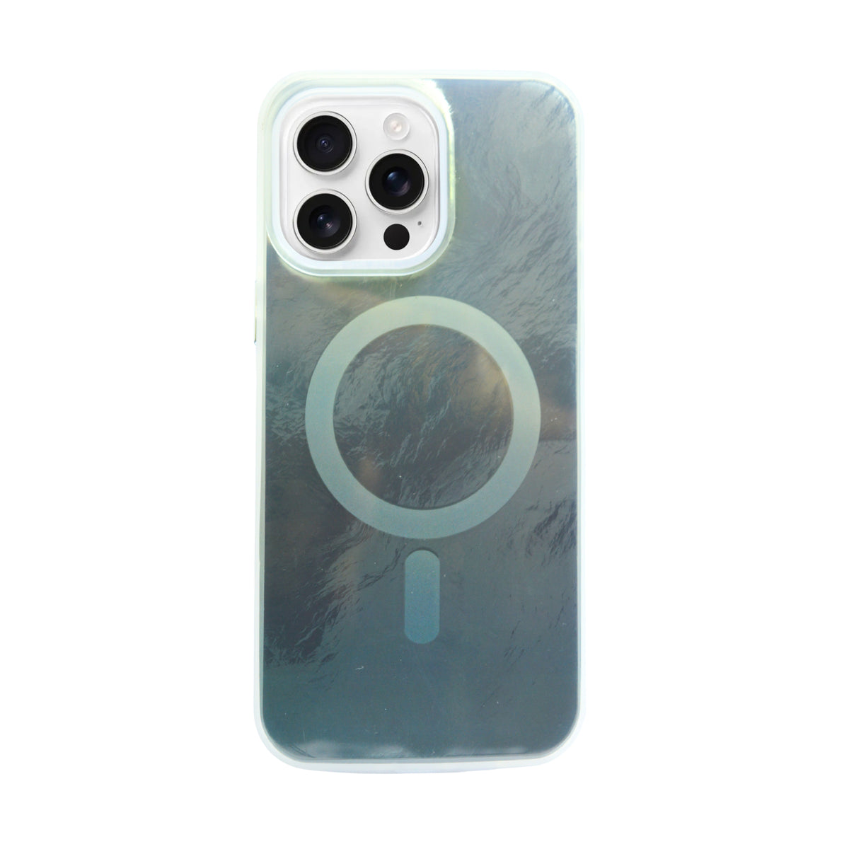 Iridescent MagSafe Compatible Gradient Phone Case For iPhone 15 Pro Max