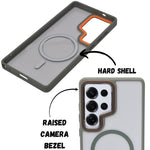 Crystal Clear MagSafe Protective Phone Case for Samsung S25 Ultra