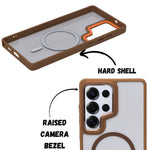 Crystal Clear MagSafe Protective Phone Case for Samsung S25 Ultra