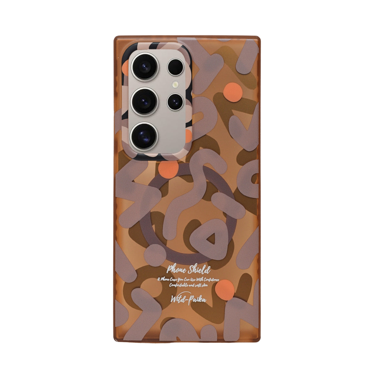 Abstract Pattern MagSafe Compatible Shockproof Phone Case for Samsung S24 Ultra