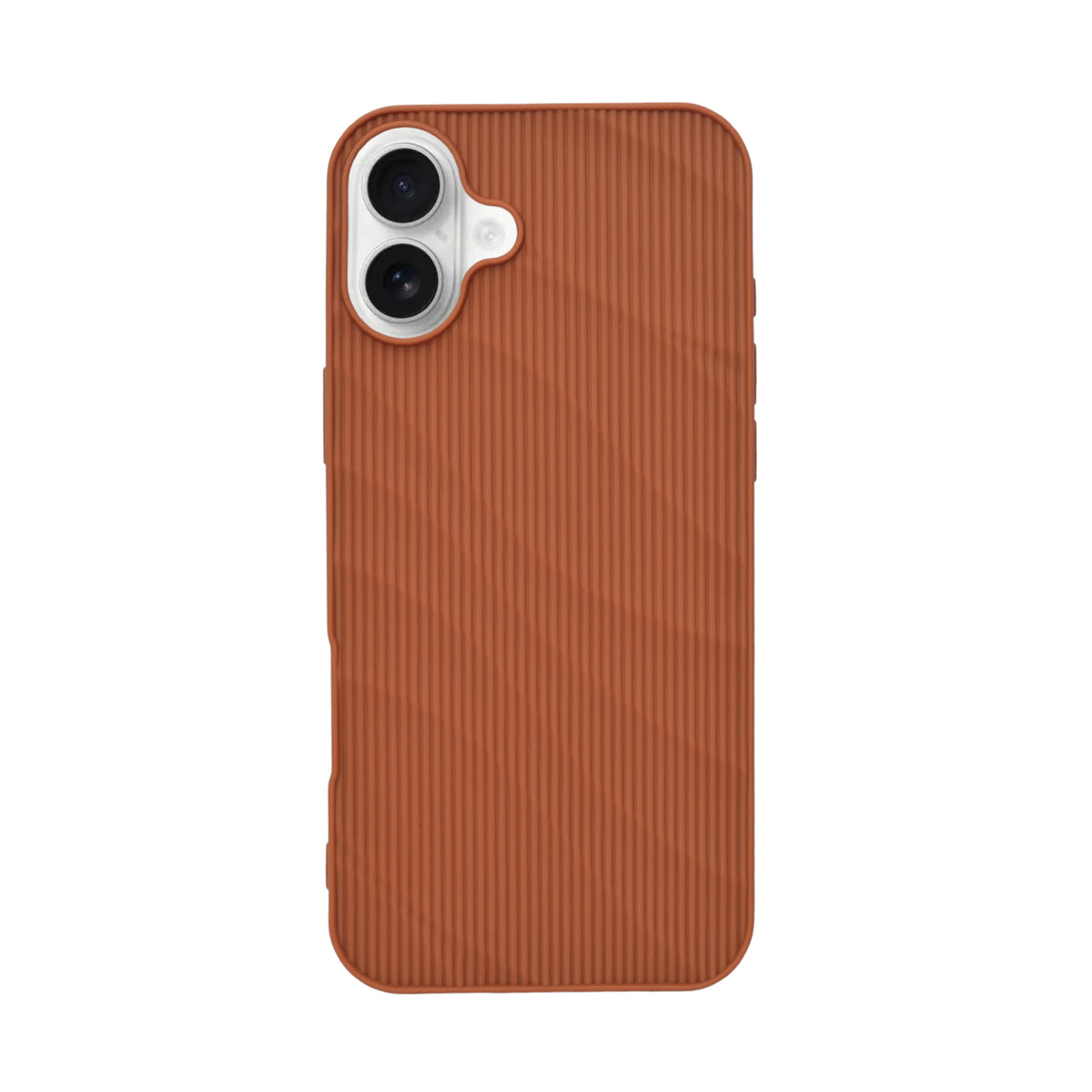 Soft Silicone Wave Texture Phone Case For iPhone 16 Plus
