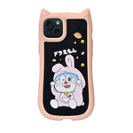 Cute Cartoon Phone Case with Cat Ears For iPhone 14Plus/15 Plus