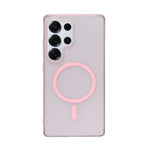 Translucent MagSafe Compatible Protective Phone Case for Samsung S25 Ultra