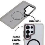 Crystal Clear MagSafe Protective Phone Case for Samsung S25 Ultra