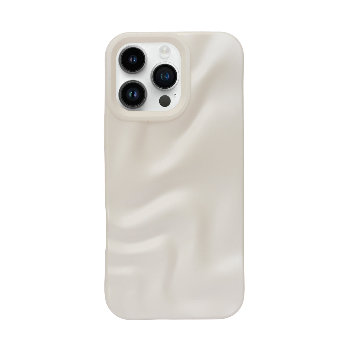 3D Ripple Wave Texture Soft Silicone Phone Case For iPhone 16 Pro Max