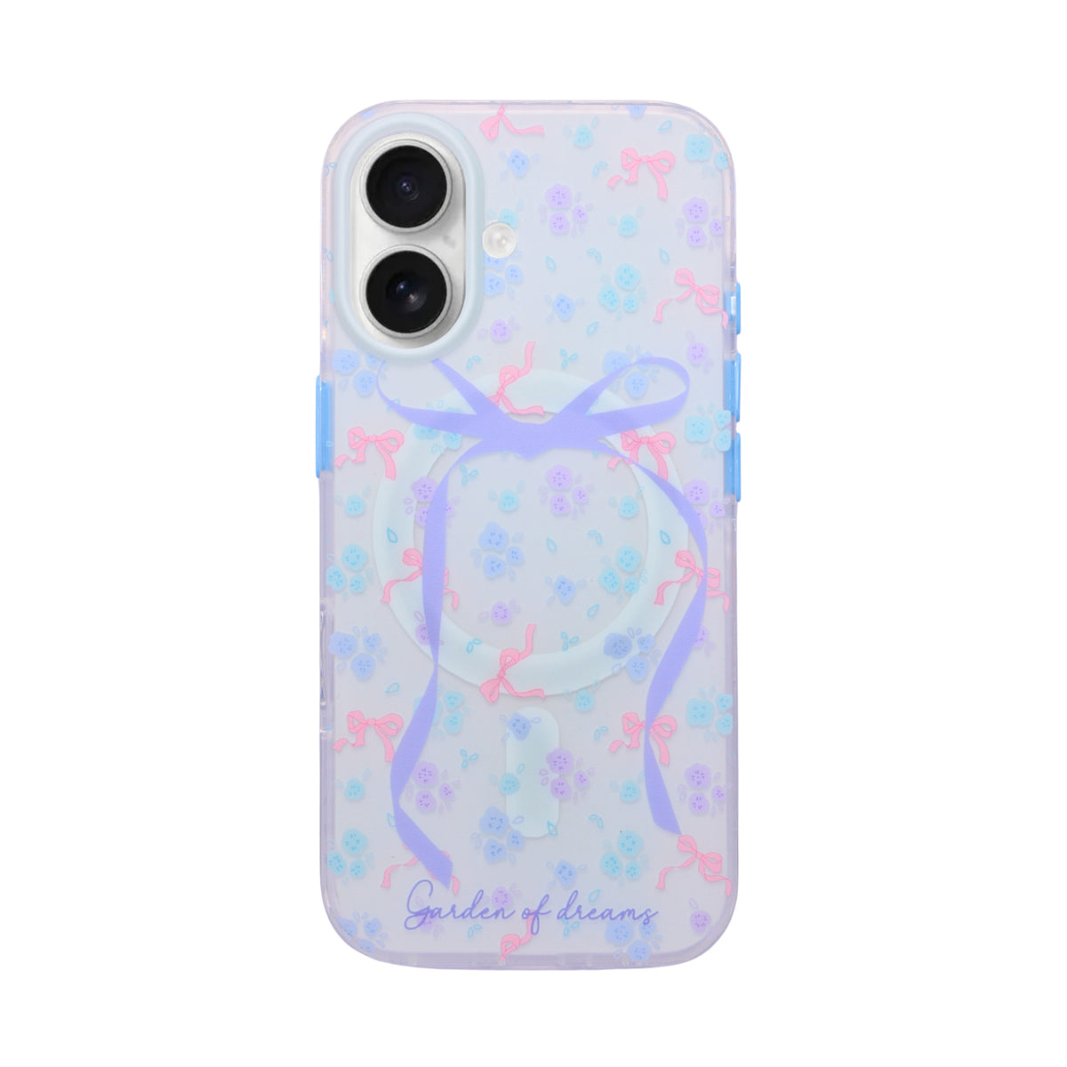Garden of Dreams Floral Bow MagSafe Compatible Phone Case for iPhone 16