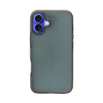 Matte Transparent Frosted with Side Border Phone Case For iPhone 16 Plus
