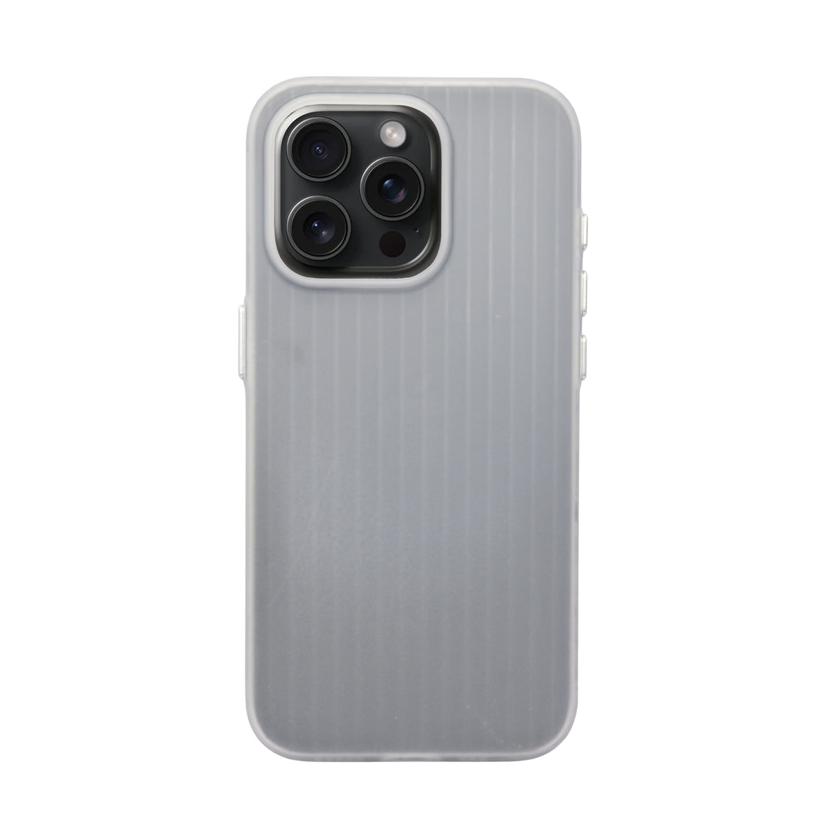 Hard Protective Striped Matte Finish Case for iPhone 16 Pro Max
