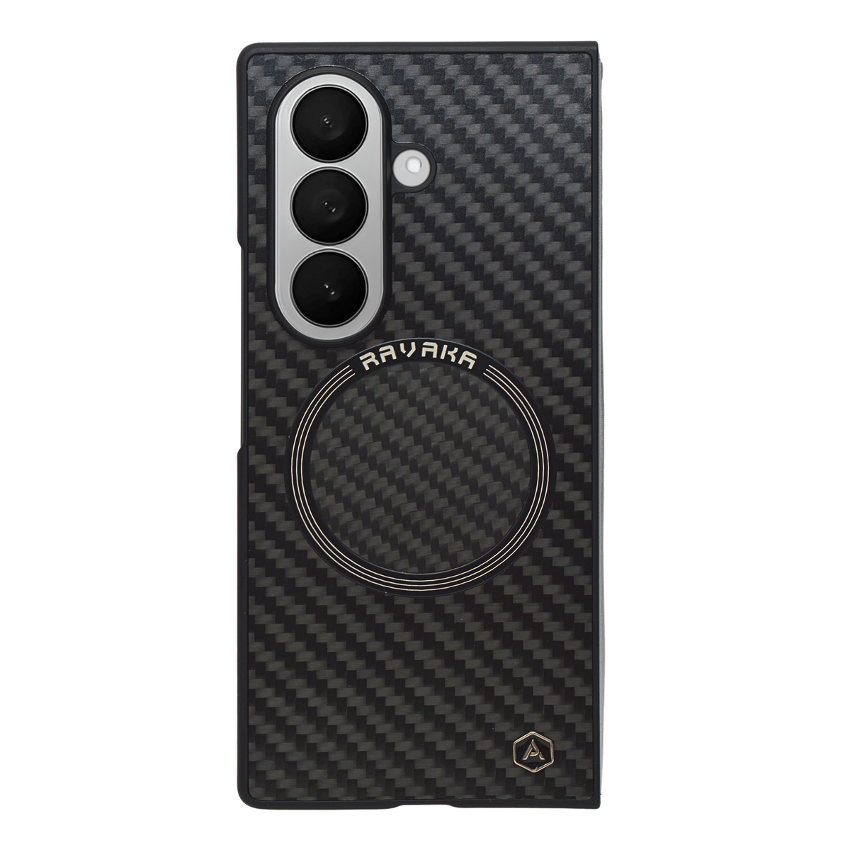 Carbon Fiber Texture with MagSafe Compatibility Phone Case for Samsung Galaxy Z Fold 7