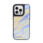 Marble Glossy Abstract Protective Phone Case For iPhone 15 Pro Max