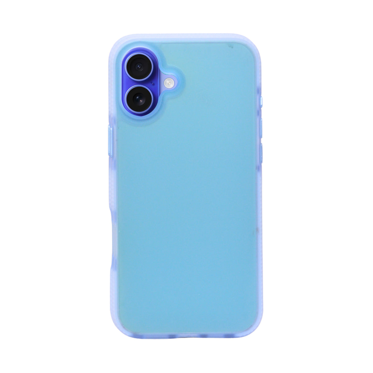 Matte Transparent Frosted with Side Border Phone Case For iPhone 16 Plus