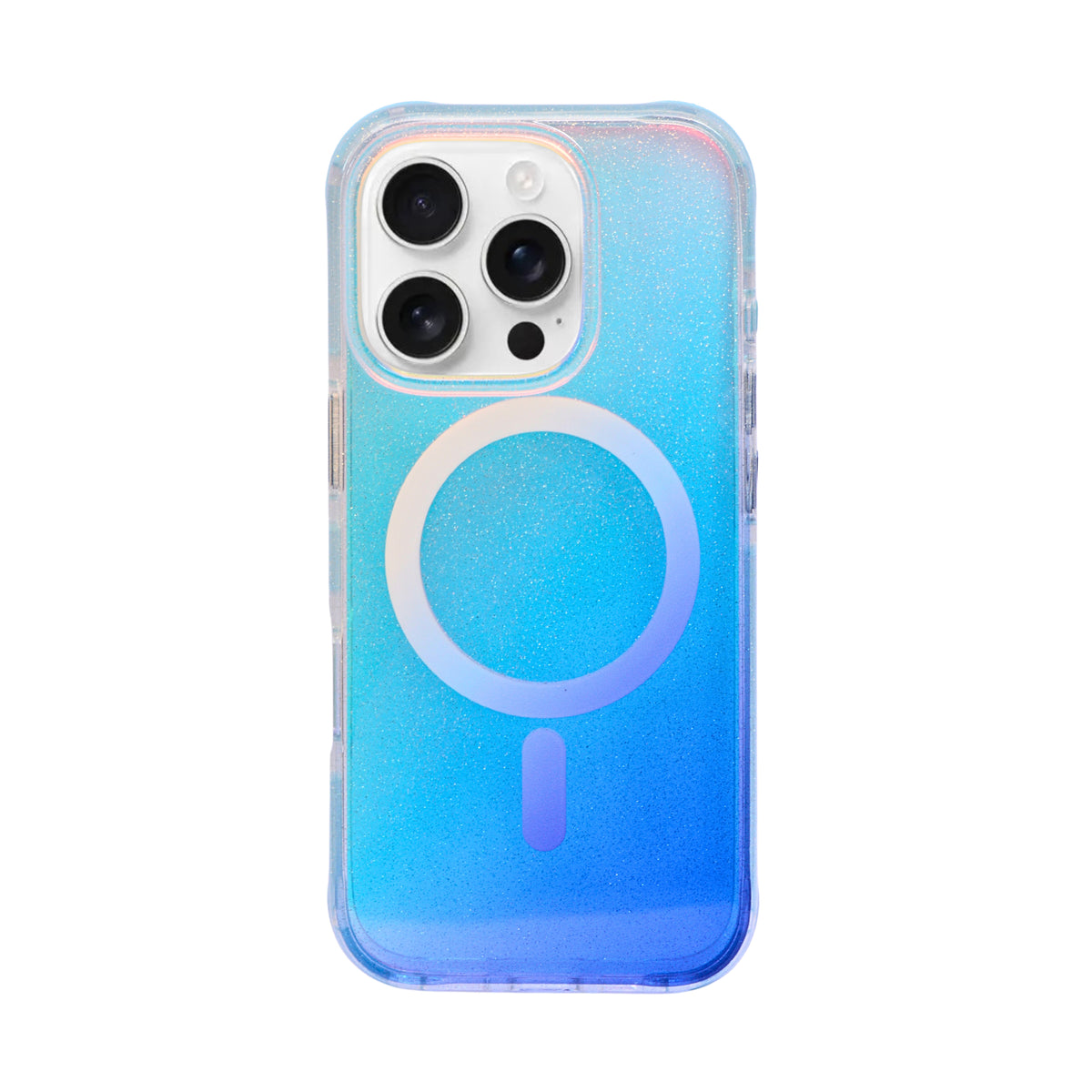 Glitter Gradient MagSafe Compatible Phone Case for iPhone 16 Pro