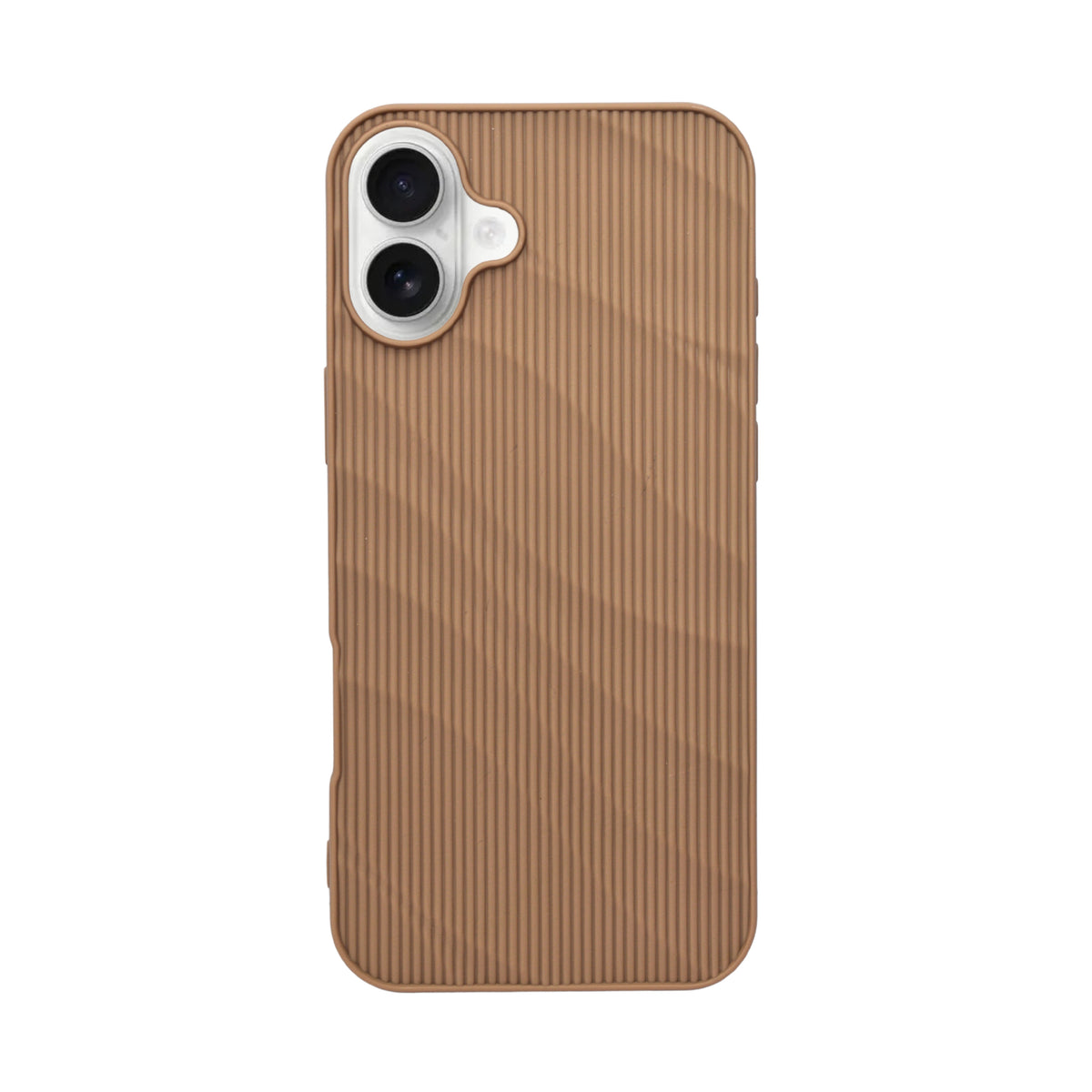 Soft Silicone Wave Texture Phone Case For iPhone 16 Plus