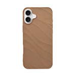 Soft Silicone Wave Texture Phone Case For iPhone 16 Plus