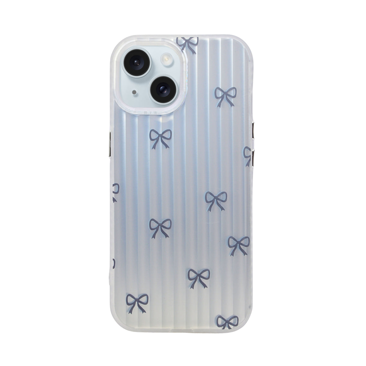 Aesthetic Bow & Floral Phone Case for iPhone 15