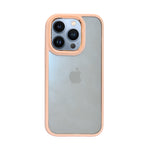 Transparent Hard back with Chrome Border Anti Slip Grip Phone Case for iPhone 13 Pro