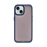 Frosted Translucent Shockproof Edge Frame Phone Case for iPhone 15