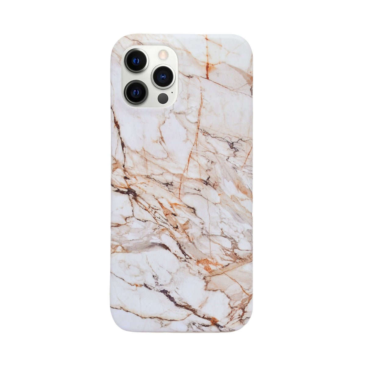 Luxury Matte Marble Print Phone Case for iPhone 12 Pro Max