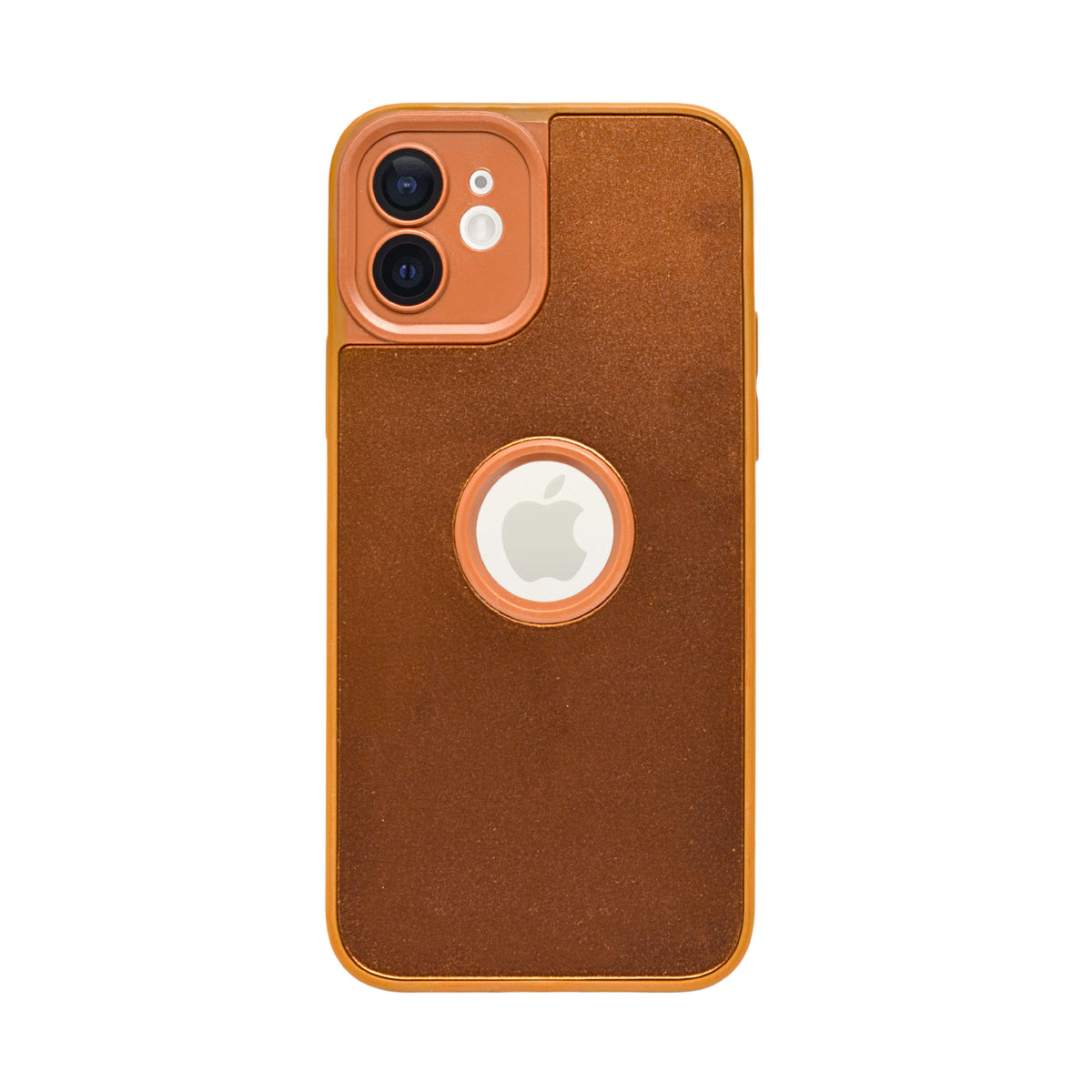 Matte Finish with Logo Cutout Phone Case for iPhone 12 / 12 Pro