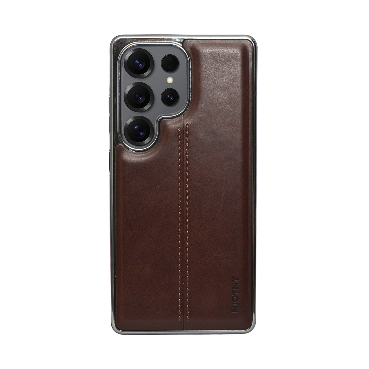 Premium Leather Texture with Stitch Detailing Phone Case for Samsung S25 Ultra