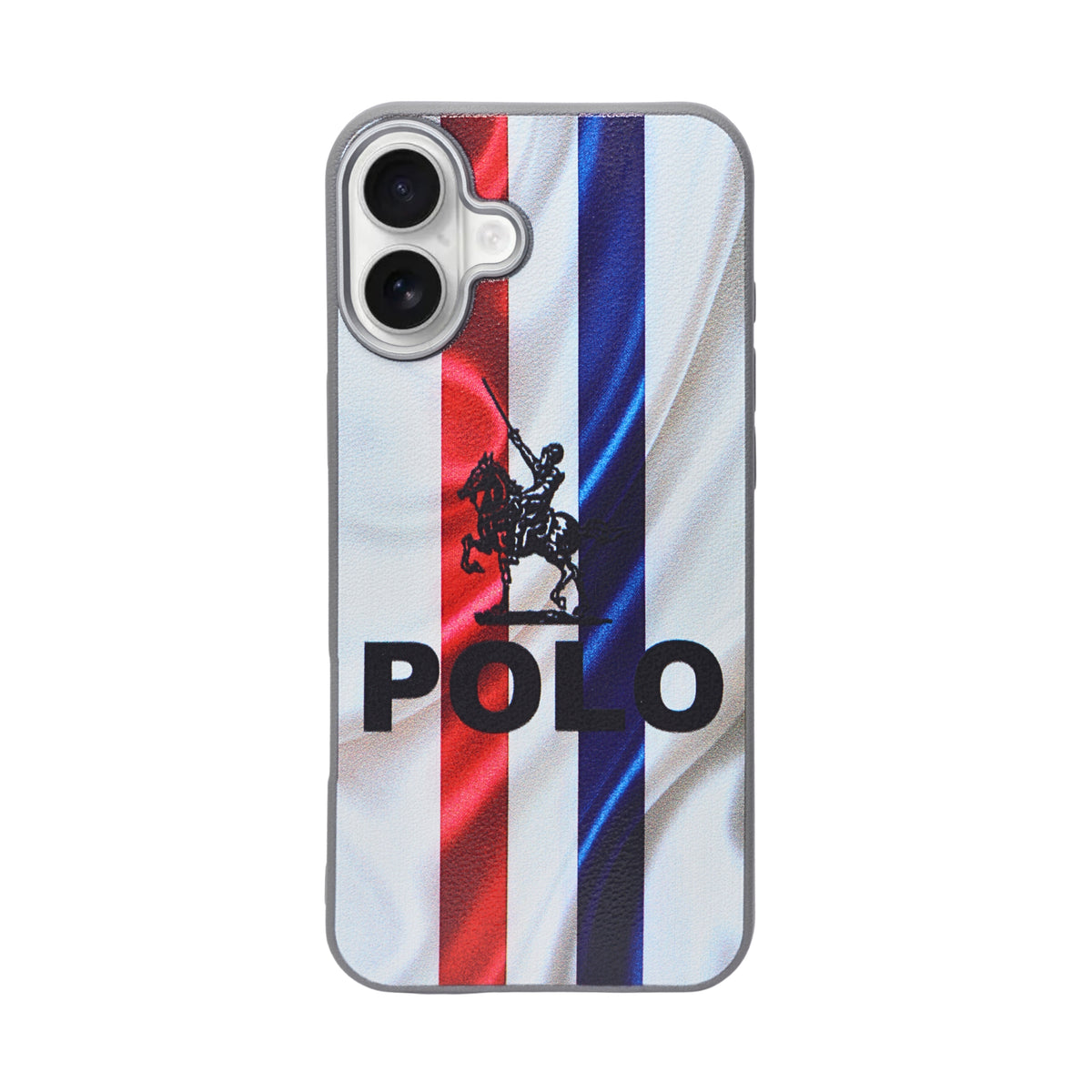 Santa Barbara Polo & Racquet Club Leather Phone Case For iPhone 16 Plus