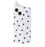 3D Cartoon Character with Polka Dots Soft Phone Case for iPhone 14 Plus/ 15 Plus