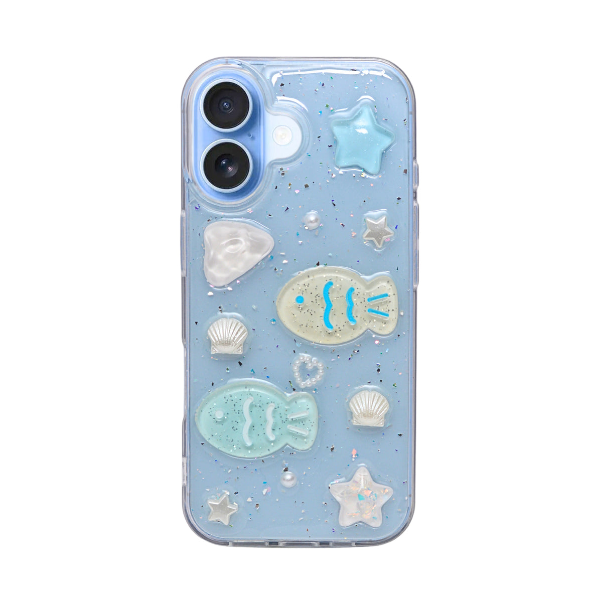 Sparkling Liquid Glitter Ocean Phone Case for iPhone 17