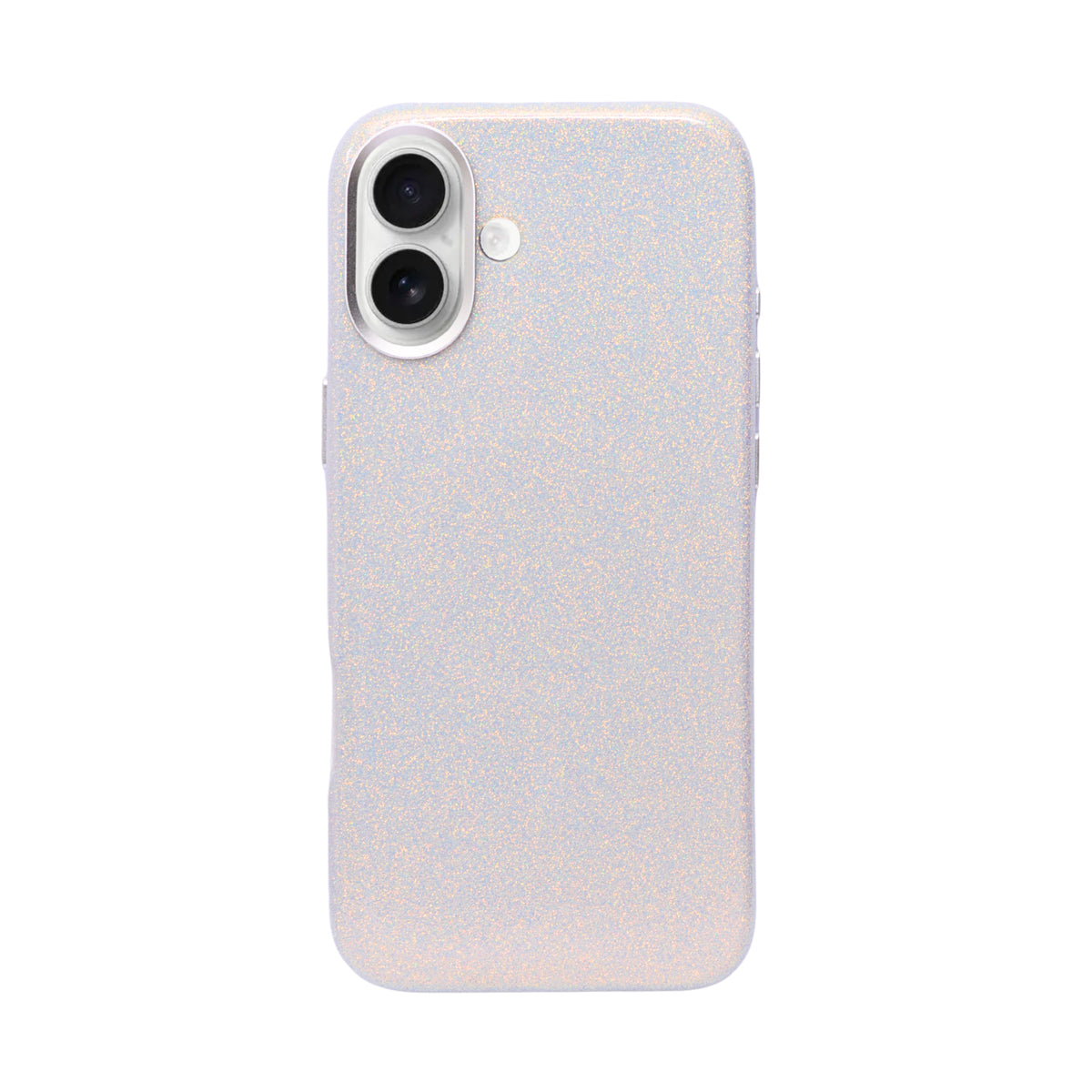 Glitter Marble Rainbow Case with Sparkle Finish Cover For iPhone 16