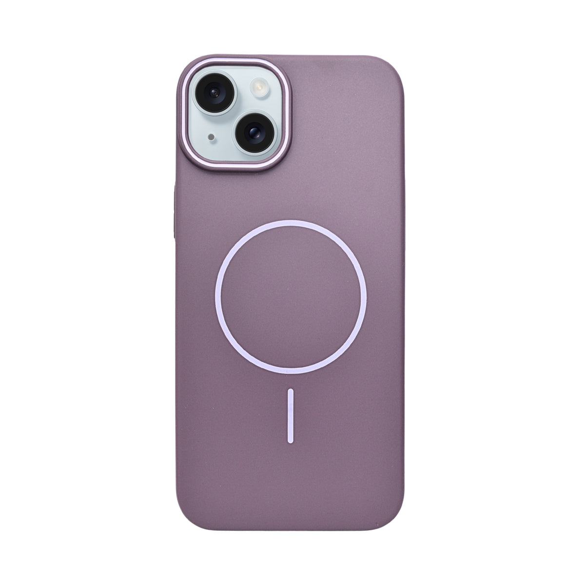 MagSafe Compatible Matte Finish Hard Plastic Phone Case for iPhone 14Plus/ 15Plus