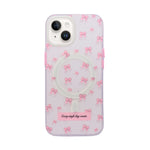 Pink Bow "Every Single Day Counts" Quote MagSafe Compatible Phone Case for iPhone 13 / 14