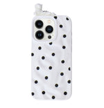 3D Cartoon Character with Polka Dots Soft Phone Case for iPhone 16 Pro Max