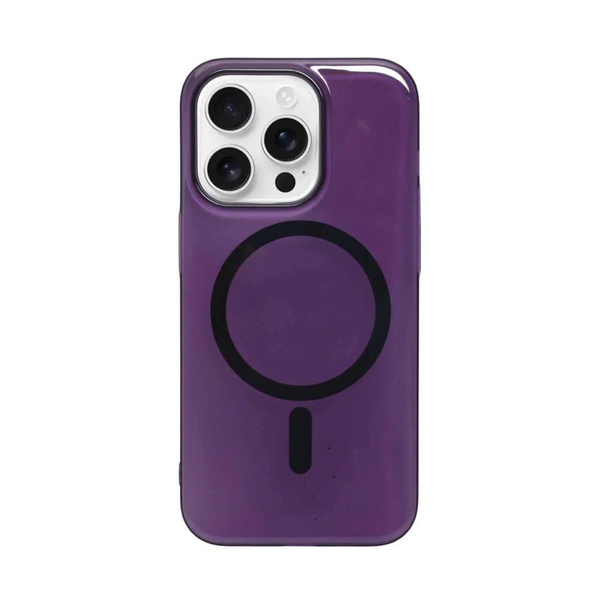Hard Crystal Tinted Transparent Magsafe Compatible Phone Case for iPhone 14 Pro