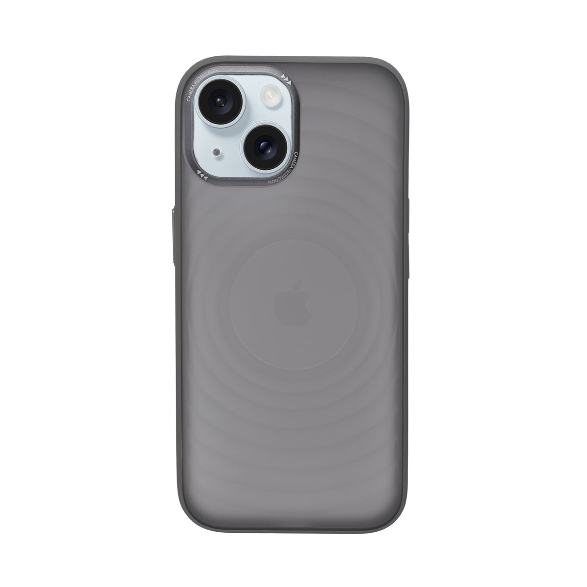 Stylish Durability Acrylic Corrugated Lines Skin Feel Case For iPhone 15
