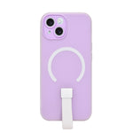 Frosty Matte with Silicone Finger Loop Phone Case for iPhone 14 Plus / 15 Plus
