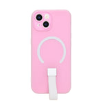 Frosty Matte with Silicone Finger Loop Phone Case for iPhone 13 / 14