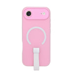 Frosty Matte with Silicone Finger Loop Phone Case for iPhone 17 Air
