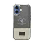 Santa Barbara Polo Club Dual Tone Leather Finish Phone Case for iPhone 17