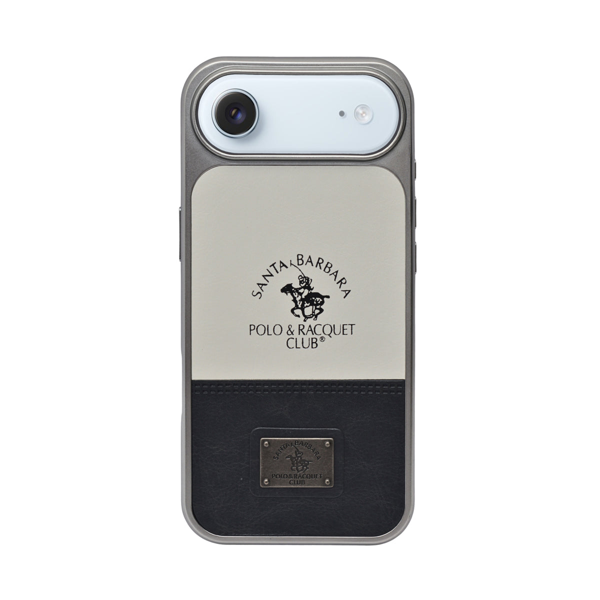 Santa Barbara Polo Club Dual Tone Leather Finish Phone Case for iPhone 17 Air