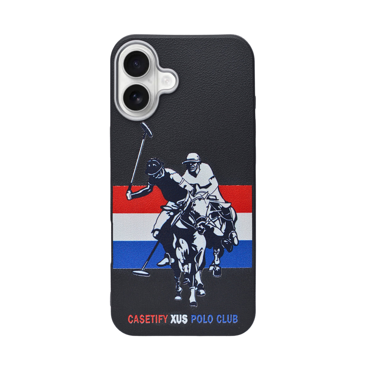 Santa Barbara Polo & Racquet Club Leather Phone Case For iPhone 16 Plus